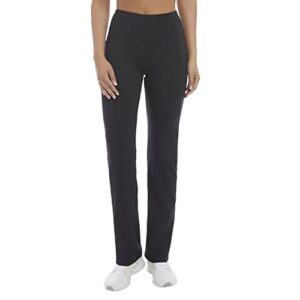 jockey women's premium pocket yoga pant deep black