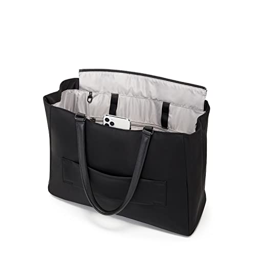 TUMI - Voyageur Valetta Large Tote - Black/Gunmetal