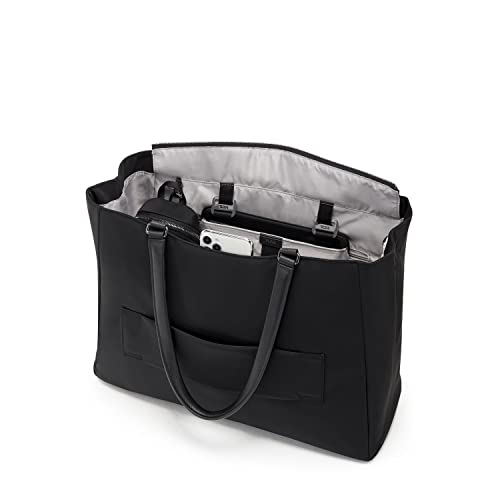 TUMI - Voyageur Valetta Large Tote - Black/Gunmetal