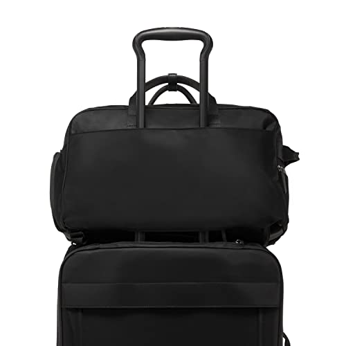 TUMI Voyageur Malta Duffel/Backpack - Premium Duffle Travel Bag Perfect for Gym or Weekend Trip - Black & Gunmetal Hardware