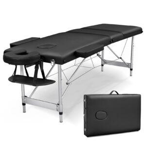 massage table portable lash bed: a folding spa bed for physical therapy-esthetician tattoo bed