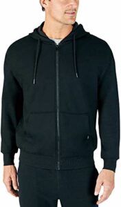 eddie bauer mens super soft heavyweight full zip fleece hoodie (as1, alpha, m, regular, regular, black)