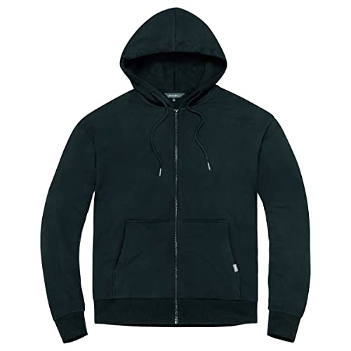 Eddie Bauer Mens Super Soft Heavyweight Full Zip Fleece Hoodie (as1, alpha, m, regular, regular, Black)