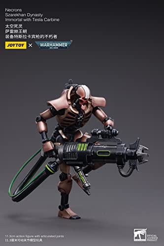 JoyToy Warhammer 40k: Necrons Szarekhan Dynasty Tesla Carbine 1:18 Scale Action Figure