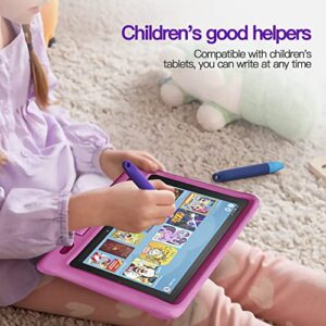 Kid-Friendly Stylus Pens for Touch Screens,Tablet Stylus Pen 2 Pack of Purple Blue Stylus Universal Touch Screen Capacitive Stylus Compatible with Kindle ipad iPhone