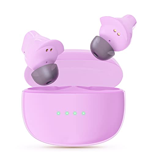 GIEC Mini Wireless Earbuds Big Bass Noise Cancelling Headphones Bluetooth 5.3 Small Ear Fit Light Earphones IPX5 Waterproof 48Hrs Playtime Stereo Ear Buds with Mic and Charging Case for iPhone/Android