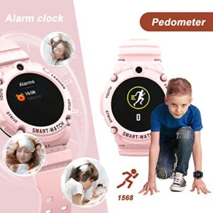 Volga 4G Smart Watch for Boys and Gilrs,Phone Smart Watch with Two-Way Call GPS SOS Tracker Music Player Camera Video Recorder Player Kids Smart Watch for Kids Age 4-12 Years Old