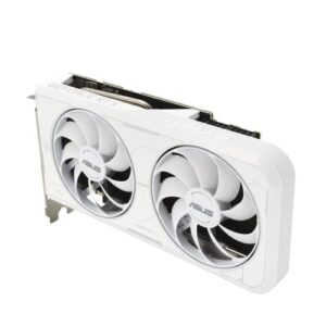 ASUS Dual NVIDIA GeForce RTX 3060 Ti White OC Edition Graphics Card (PCIe 4.0, 8GB GDDR6X Memory, HDMI 2.1, DisplayPort 1.4a, 2-Slot Design, Axial-tech Fan Design, 0dB Technology, and More)