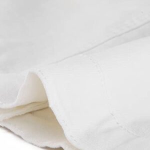 Allegra K Casual Jacket for Women's Short Sleeves Crop Jean Denim Jacket Small White