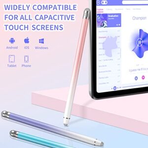 Stylus Pens for Touch Screens (3Pcs), Capacitive Stylus Pen for iPad with High Sensitivity Fiber Tip Compatible with All Universal Touch Screens