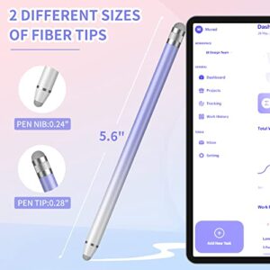 Stylus Pens for Touch Screens (3Pcs), Capacitive Stylus Pen for iPad with High Sensitivity Fiber Tip Compatible with All Universal Touch Screens