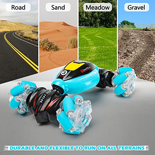 DDAI RC Cars Gesture Sensing Stunt Car - Best Gifts for Boys 6-12 Year Old 360° Rotating 4WD Remote Control Car Transform 2.4Ghz Hand Controlled RC Car Birthday Presents for Kids Age 7 8 9 10 11 yr