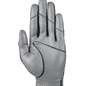 Callaway unisex adult Standard Golf Glove, Silver/Charcoal, Men's One Size Fits Most US