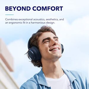 Soundcore by Anker Space Q45 Adaptive Active Noise Cancelling Headphones, Reduce Noise by Up to 98%, 50H Playtime, App Control, LDAC Hi-Res Wireless Audio, Comfortable Fit, Clear Calls (Renewed)