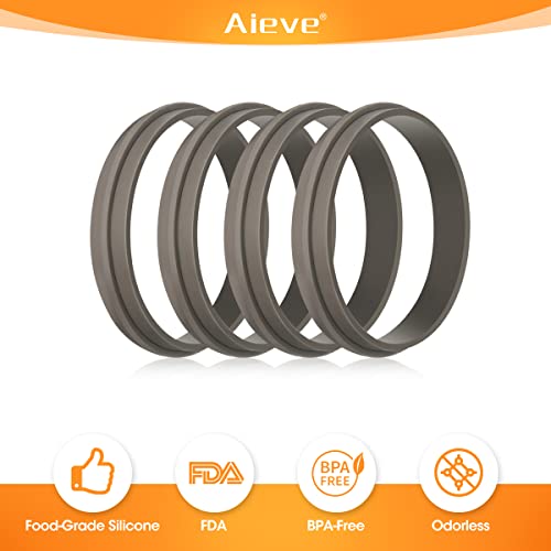 AIEVE 4 Pack Replacement Gasket Rubber Seal for Gatorade Water Bottle, Silicone Lid Seal Replacement for Gatorade Gx Hydration System Bottle, Replacement Part for Gatorade GX Bottle