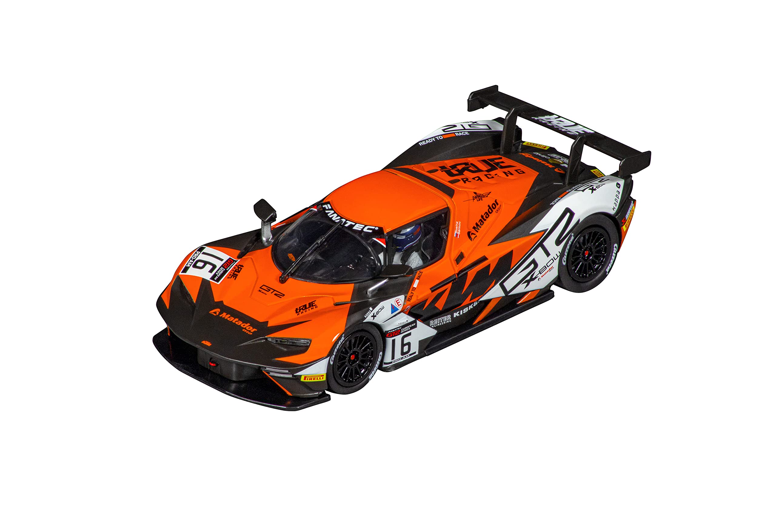 Carrera 27688 KTM X-Bow GT2 True Racing #16 1:32 Scale Analog Slot Car Racing Vehicle Evolution Slot Car Race Tracks