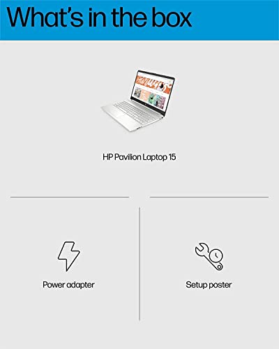 HP 15 15.6" HD Business Laptop Computer [Windows 11 Pro], Octa-Core AMD Ryzen 7 5700U (Beat Beats i7-10510U), 64GB RAM, 1TB PCIe SSD, Numeric Keypad, Wi-Fi 6, HDMI, USB, Long Battery Life, w/Battery