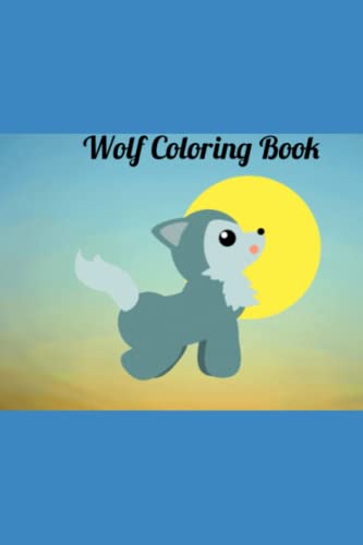 Wolf coloring book