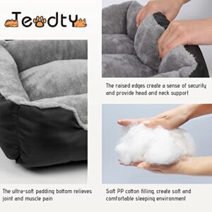 Teodty Dog Beds for Medium Dogs, Washable Pet Bed Mattress Comfortable, Warming Rectangle Bed for Medium and Large Dogs, Cat Pets