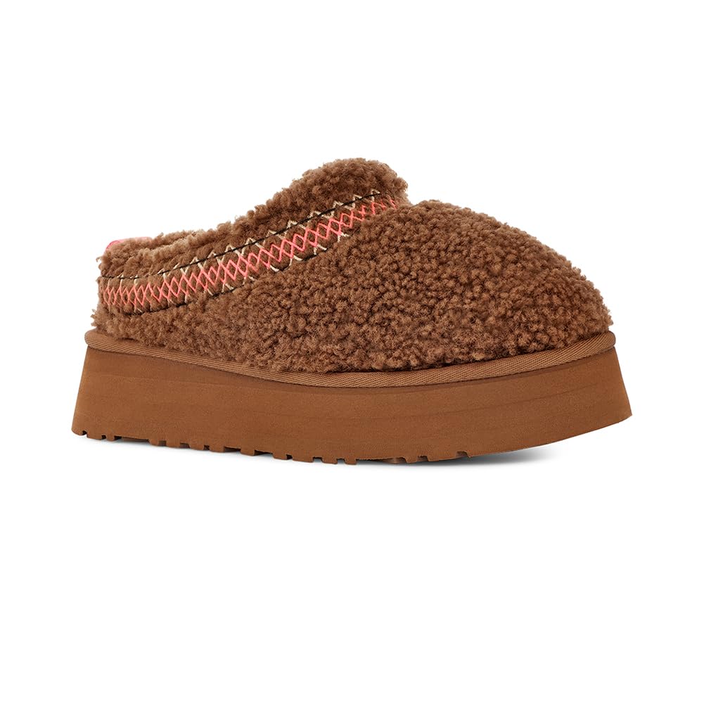 UGG Women's TAZZ Braid Slipper, Hardwood, 8