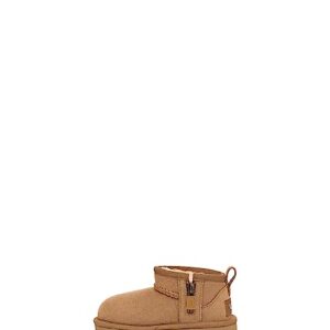 UGG Girls T Classic Ultra Mini Fashion Boot, Chestnut, 10 Toddler