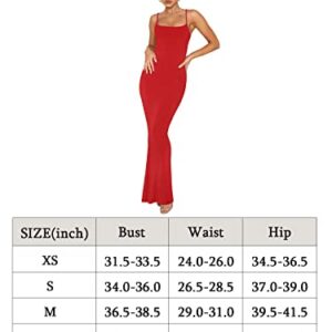 REORIA Women's Sexy Casual Lounge Slip Long Dress Elegant Wedding Guest Sleeveless Backless Ribbed Bodycon Maxi Dresses Black X-Small