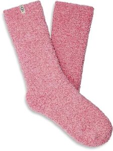 ugg women's darcy cozy sock, pink meadow, one size