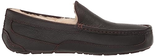 UGG Men's Ascot Discontinued Slipper, Dark Spice, 10