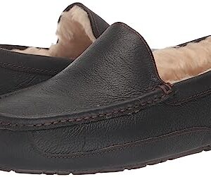 UGG Men's Ascot Discontinued Slipper, Dark Spice, 10