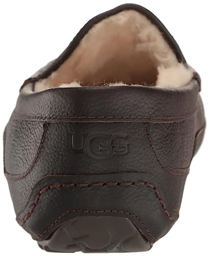 UGG Men's Ascot Discontinued Slipper, Dark Spice, 10