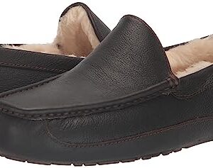 UGG Men's Ascot Discontinued Slipper, Dark Spice, 10