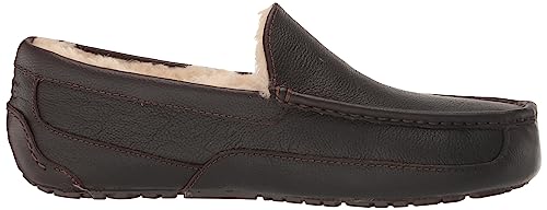 UGG Men's Ascot Discontinued Slipper, Dark Spice, 10