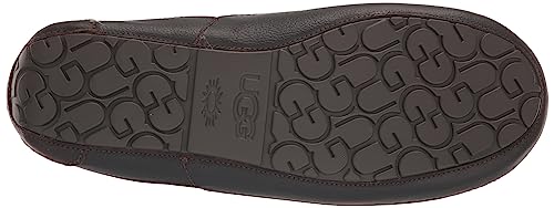 UGG Men's Ascot Discontinued Slipper, Dark Spice, 10