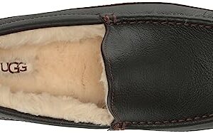 UGG Men's Ascot Discontinued Slipper, Dark Spice, 12