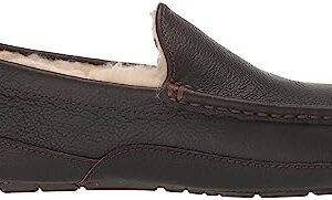 UGG Men's Ascot Discontinued Slipper, Dark Spice, 12