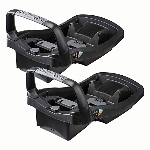 Evenflo 6391700 SafeMax Infant Car Seat Base Compatible with SafeMax & LiteMax, Black (2 Pack)