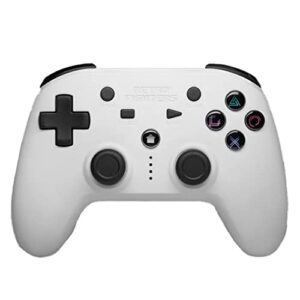 retro fighters defender bluetooth controller next-gen ps3, ps4 & pc compatible wireless (white)