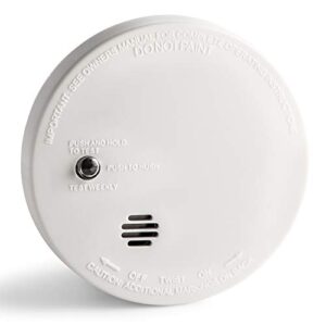 Kidde Fire Sentry Smoke Detector, 9V Battery Powered Smoke Alarm, 4 Inch Compact Design & Smoke Detector, Battery Powered with Test Button