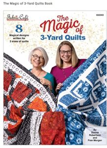 fabric cafe the magic of 3-yard quilts notion, multi