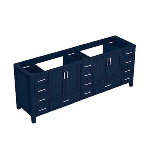 Bell+Modern Big Sur 84 in. W x 22 in. D Navy Blue Double Bath Vanity