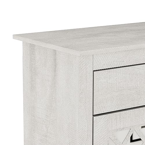 Galano Millicent Accent Cabinet Drawer, Sideboard, Storage Buffet with Doors, Multifuctional Cupboard for Living Room, Entryway, Kitchen, Adjustable Shelves, Dusty Grey Oak