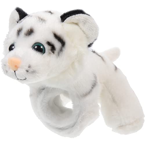 Gadpiparty Animals Slap Bracelet Plush Toys Tiger Slap Band Stuffed Animals Slap Toy Tiger Wristband Interactive Toy Figures for Kids Birthday Party Favors