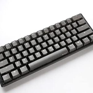 Ducky One 3 Mini Aura Clear Black 60% Hotswap RGB LED Double Shot PBT Mechanical Keyboard Cherry MX Brown
