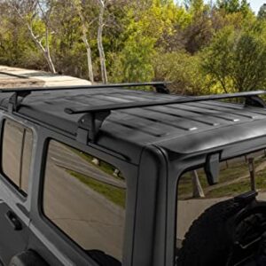 Antidote Outdoors Cross Bars Roof Rail Racks Fit for Jeep Wrangler JK JL Gladiator JT 2007-2023 Crossbars