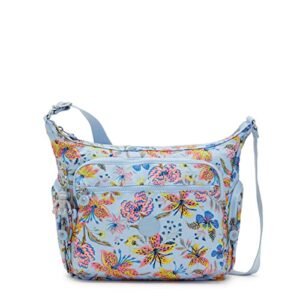 kipling women's gabbie crossbody, lightweight everyday purse, casual shoulder bag, wild flowers