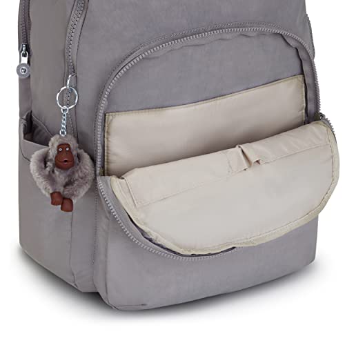 Kipling Women's Seoul Extra Large 17” Laptop Backpack, Durable, Roomy with Padded Shoulder Straps, Bag, Dove Grey, 34.5''L x 45''H x 23''D