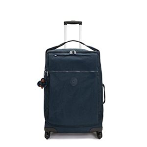 kipling women's darcey medium 26-inch softside checked rolling luggage, 360 degree spinning wheels, true blue tonal, 17.25'' l x 26.25'' h x 10.75'' d