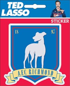 ata-boy ted lasso a.f.c richmond sticker anime/movie stickers - gifts & merchandise…