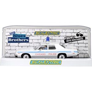 Scalextric Blues Brothers Chicago Police Dodge Monaco Patrol Car 1:32 Slot Race Car C4407