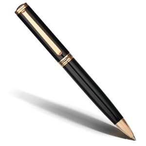 beiluner luxury ballpoint pens,peerless luxury pen with 24k gold trim,the exquisite product detail,schneider pen refill,exquisite leather box-best pen gift set for men & women- professional, nice pens